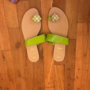 Miss Trish of Capri sandals